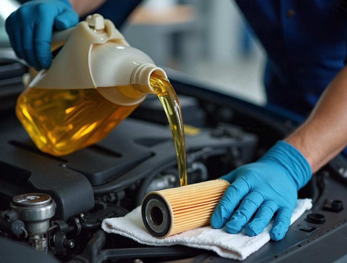 Výmena motorového oleja a filtra