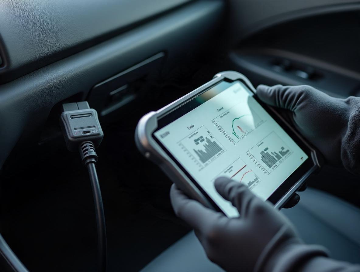 Počítačová diagnostika auta v autoservise